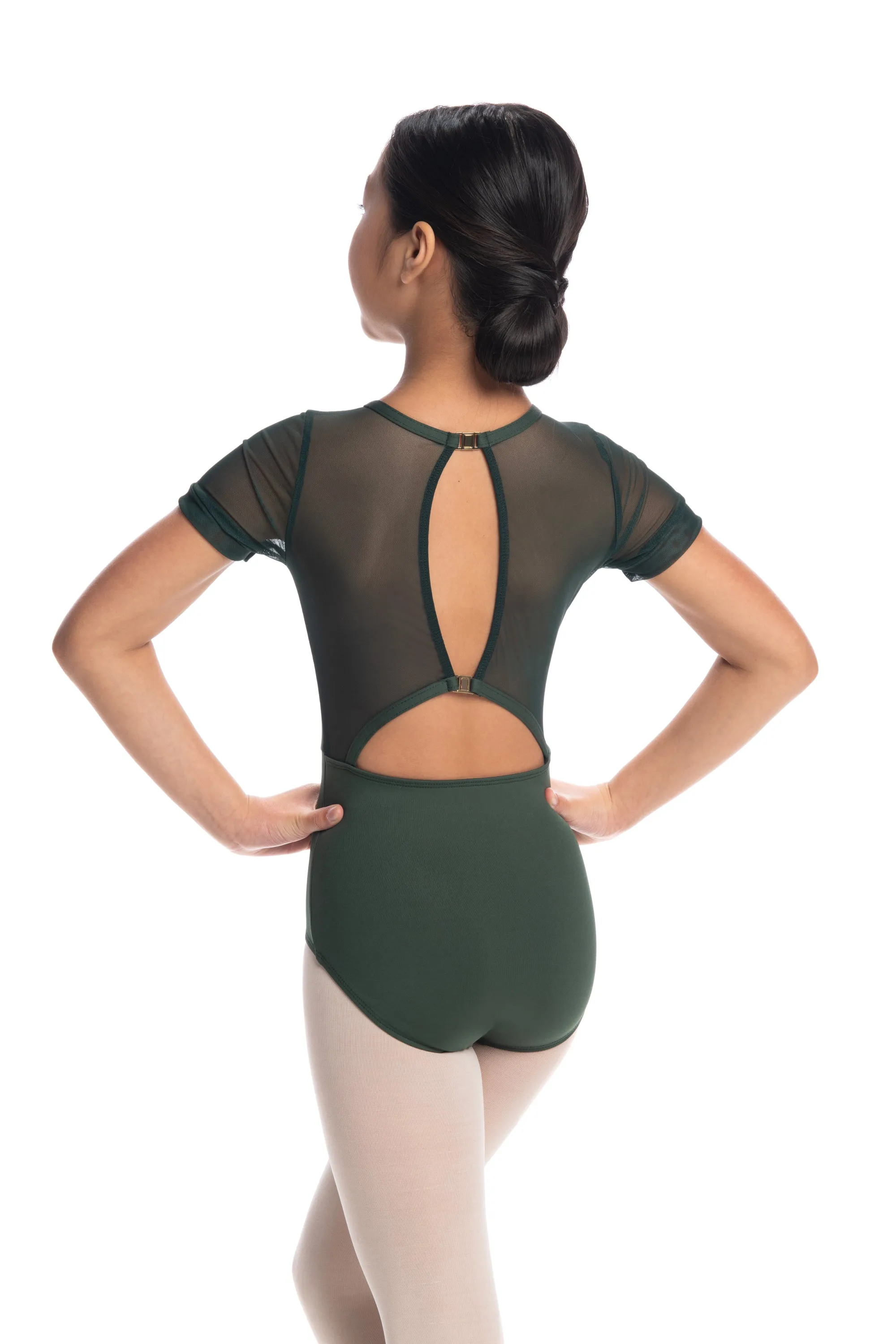 1089ME Renee Leotard with Mesh