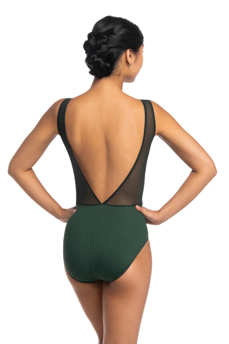 1100ME Lennon Leotard with Mesh
