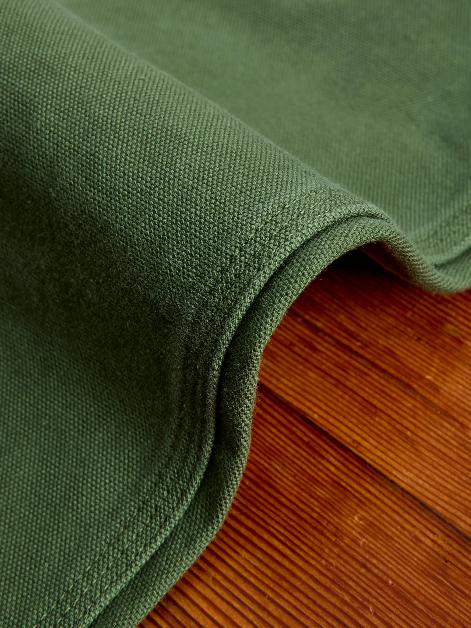 11.5oz Cotton Canvas Belted C.S Pant in Moss Green