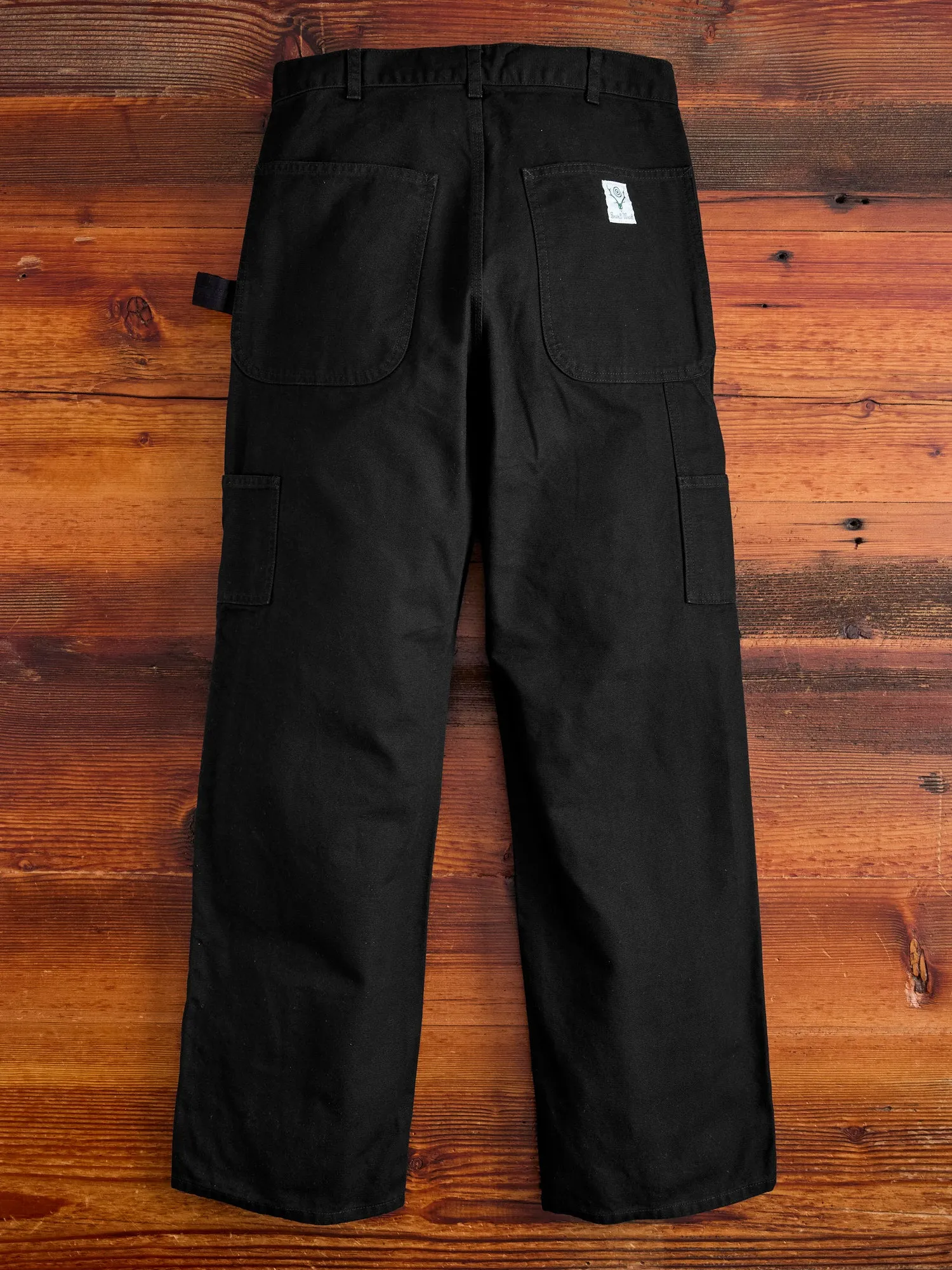 11.5oz Cotton Canvas Painter Pant in Black