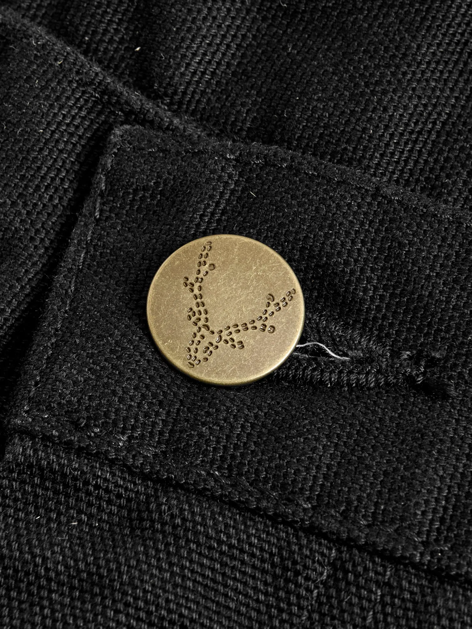 11.5oz Cotton Canvas Painter Pant in Black