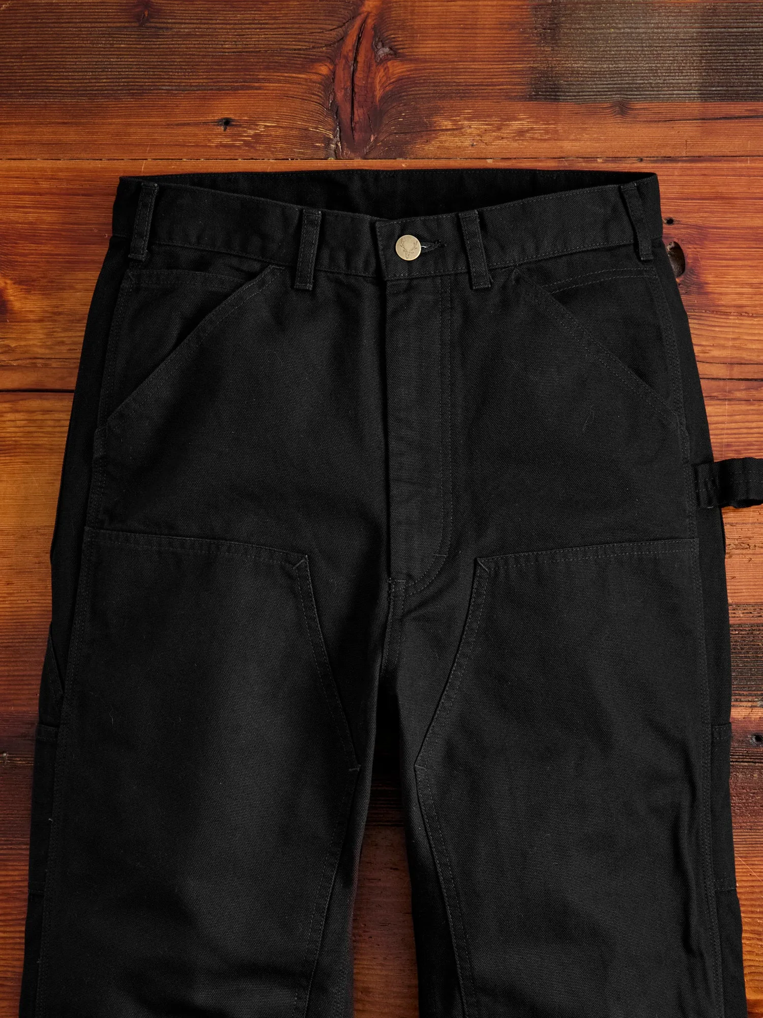 11.5oz Cotton Canvas Painter Pant in Black