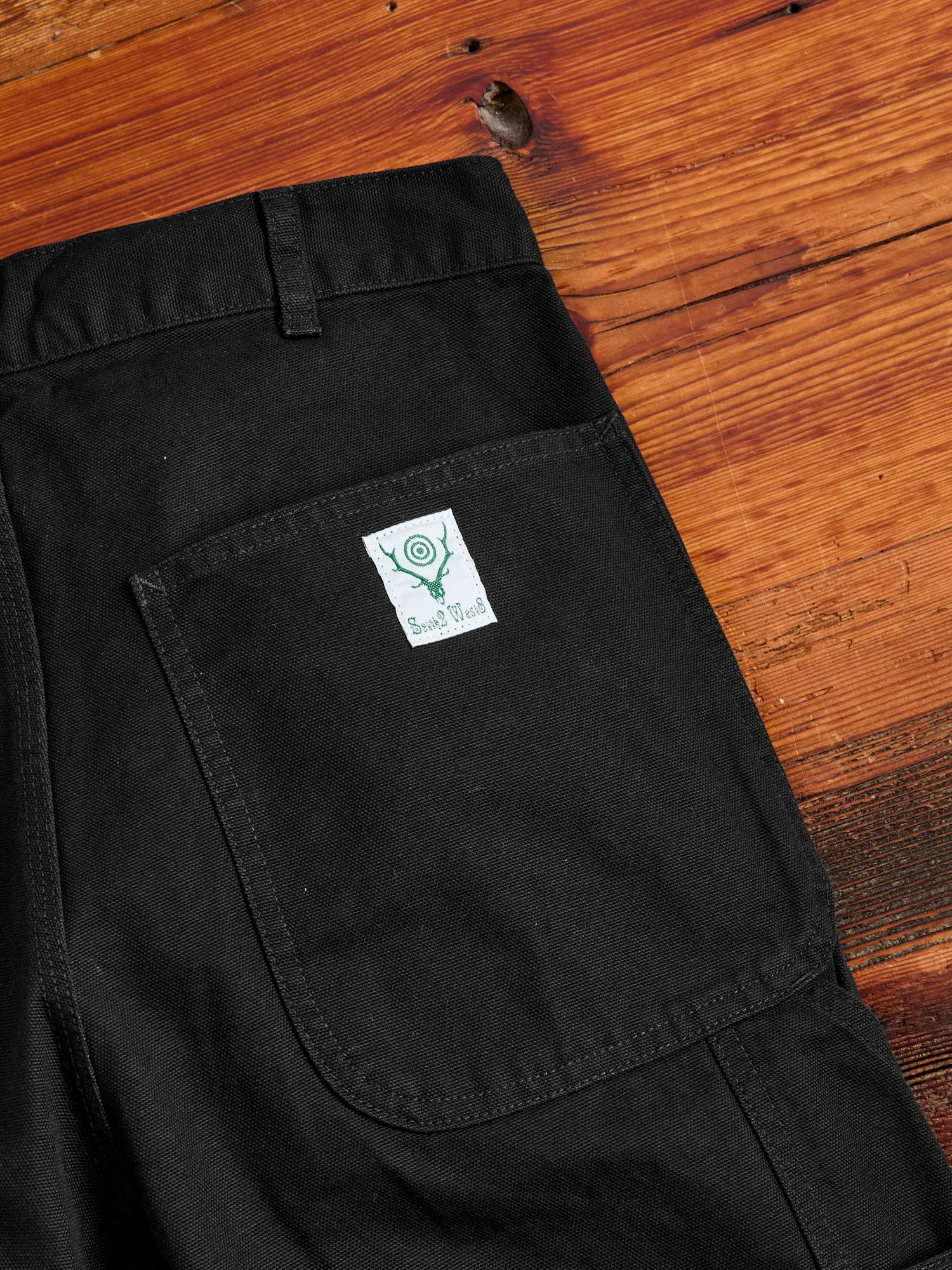 11.5oz Cotton Canvas Painter Pant in Black