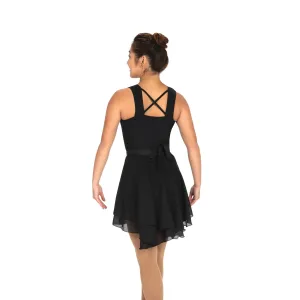 297 Competition Figure Skating Shirred Supplex Bodysuit