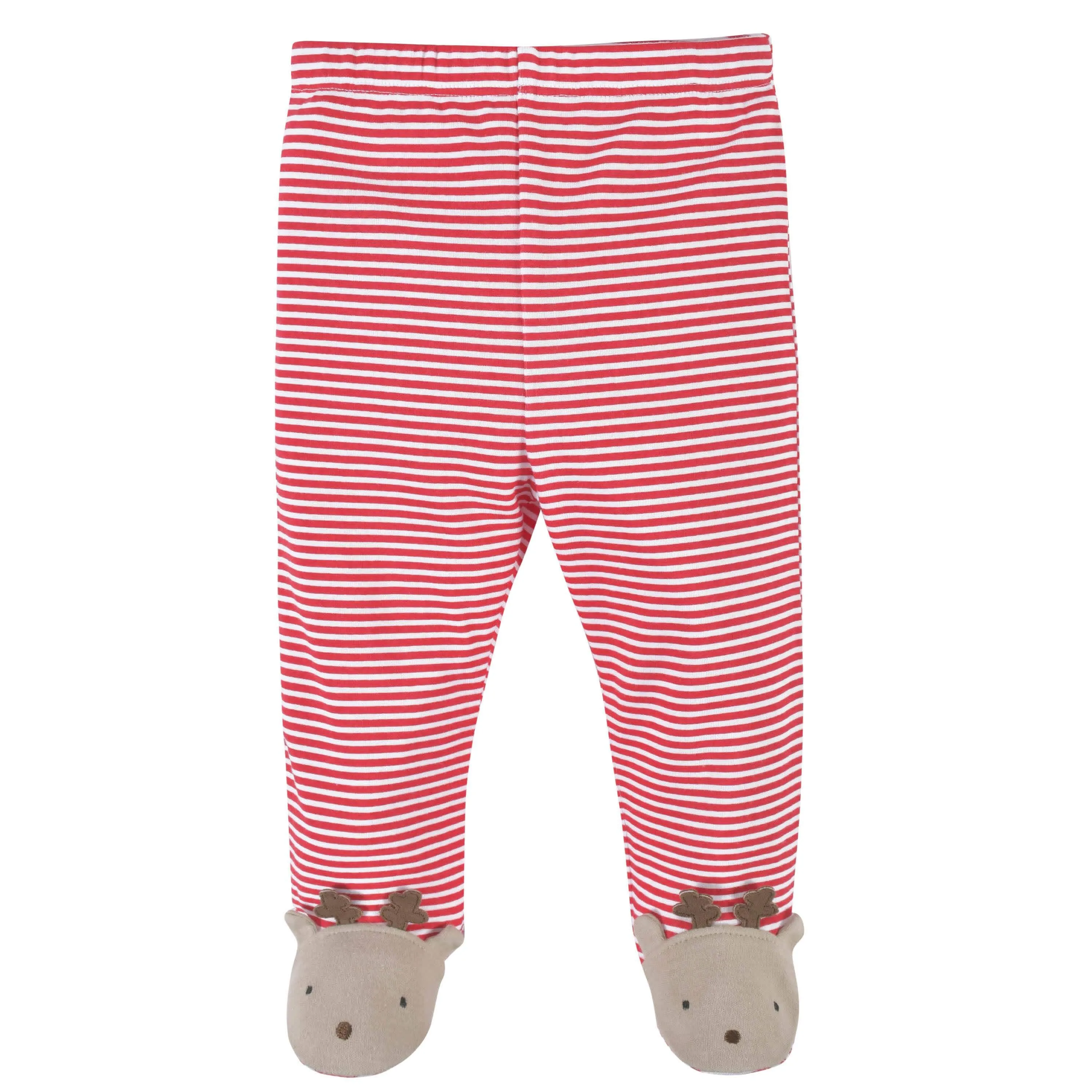 3-Piece Baby Neutral Polar Bear & Reindeer Onesies® Bodysuit, Pants, & Cap Set