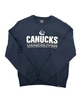 47 Brand Homer Headline Crew Shirt - Vancouver Canucks Orca