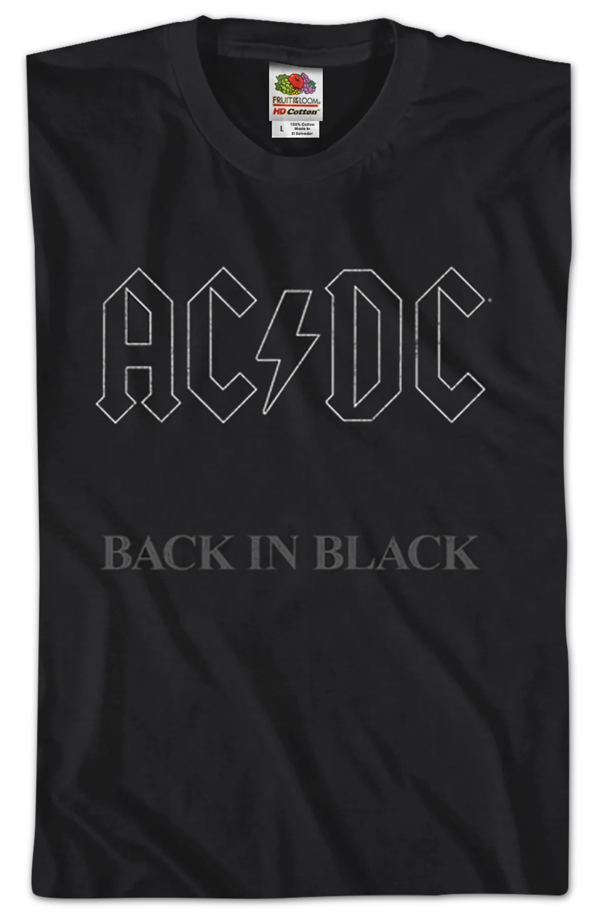 ACDC Back In Black Shirt
