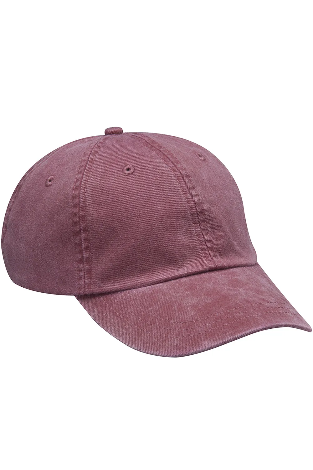 Adams Mens Adjustable Hat - Burgundy