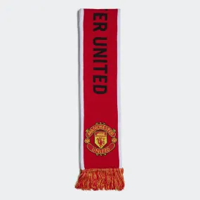 adidas 22-23 Manchester United Scarf - Red-Black-White