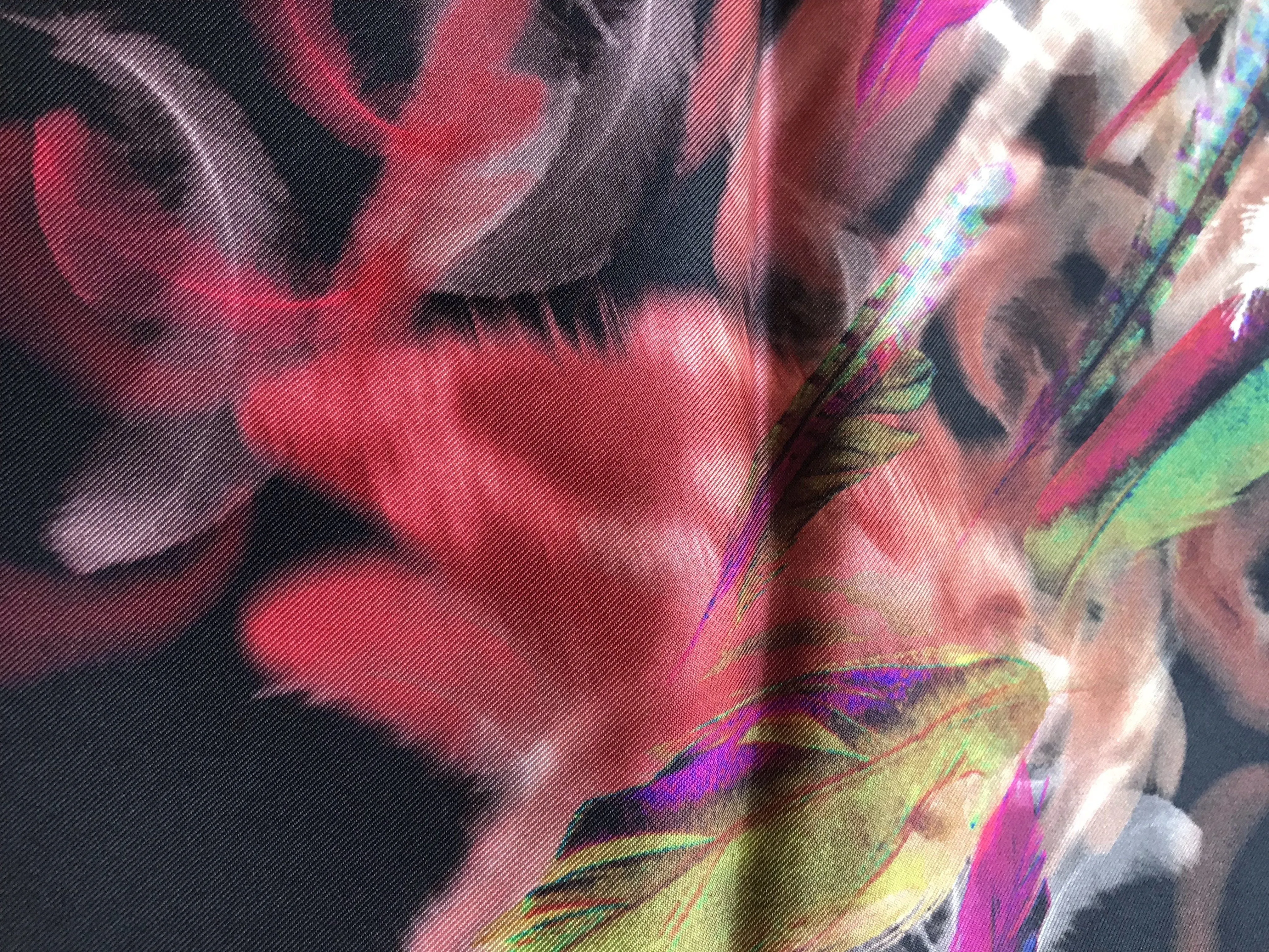 Aker Feather Turkish Silk Scarf No. 11