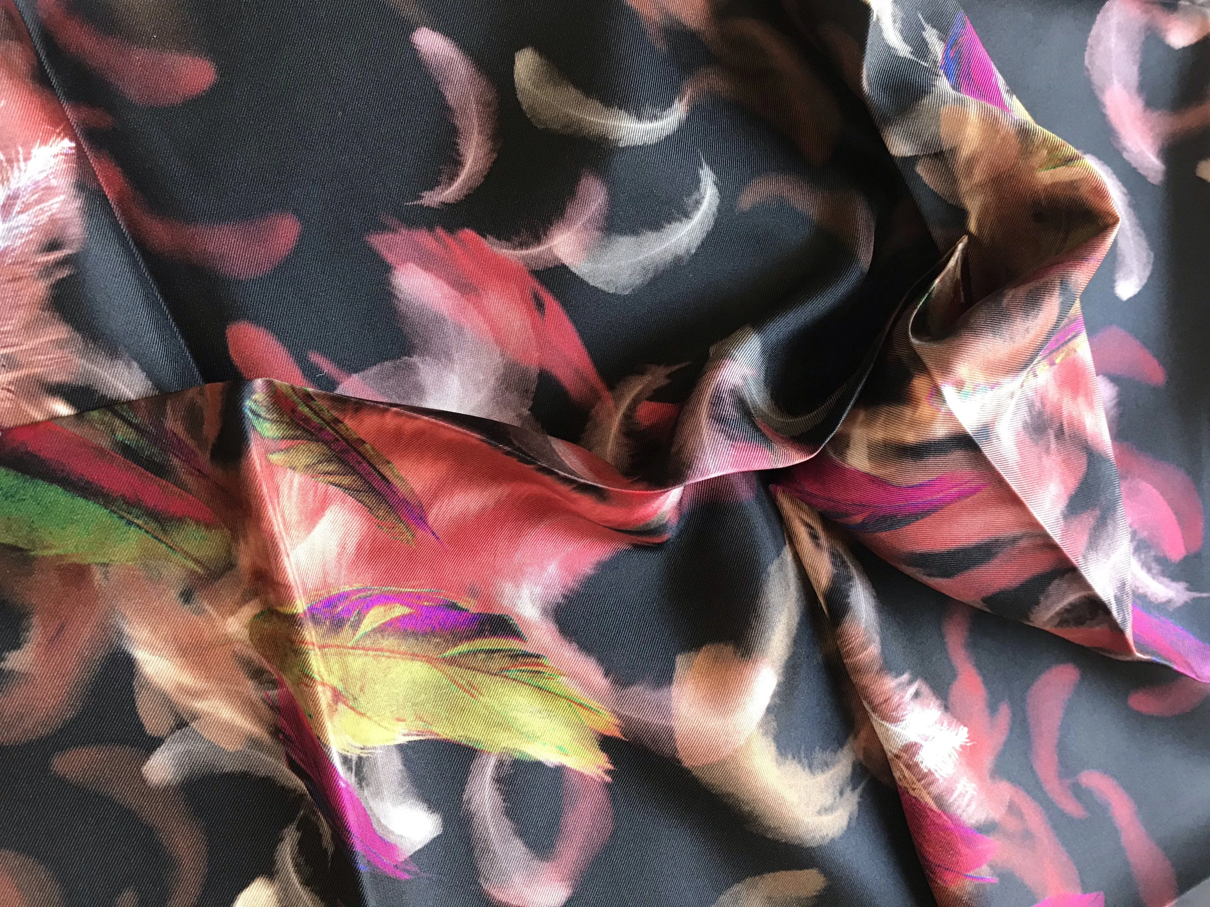 Aker Feather Turkish Silk Scarf No. 11