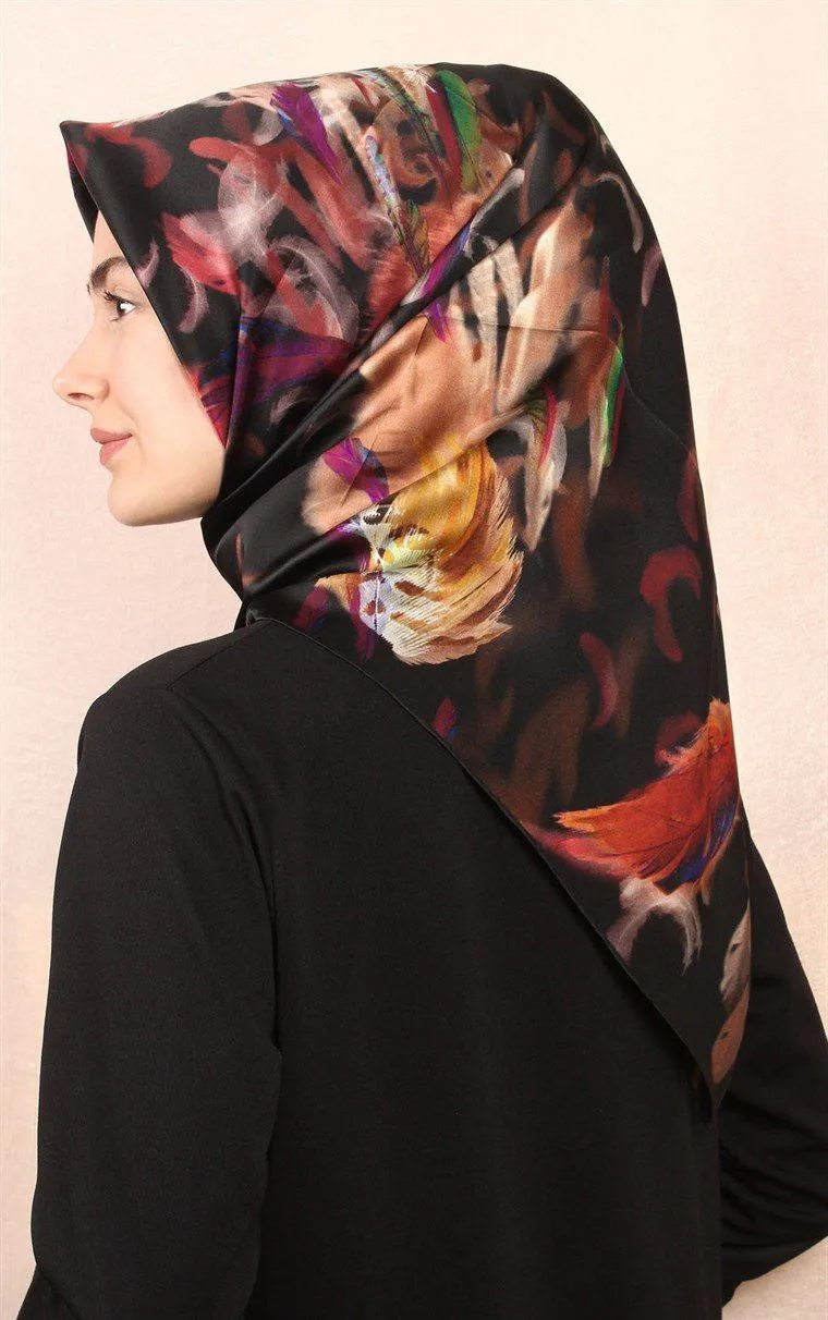 Aker Feather Turkish Silk Scarf No. 11