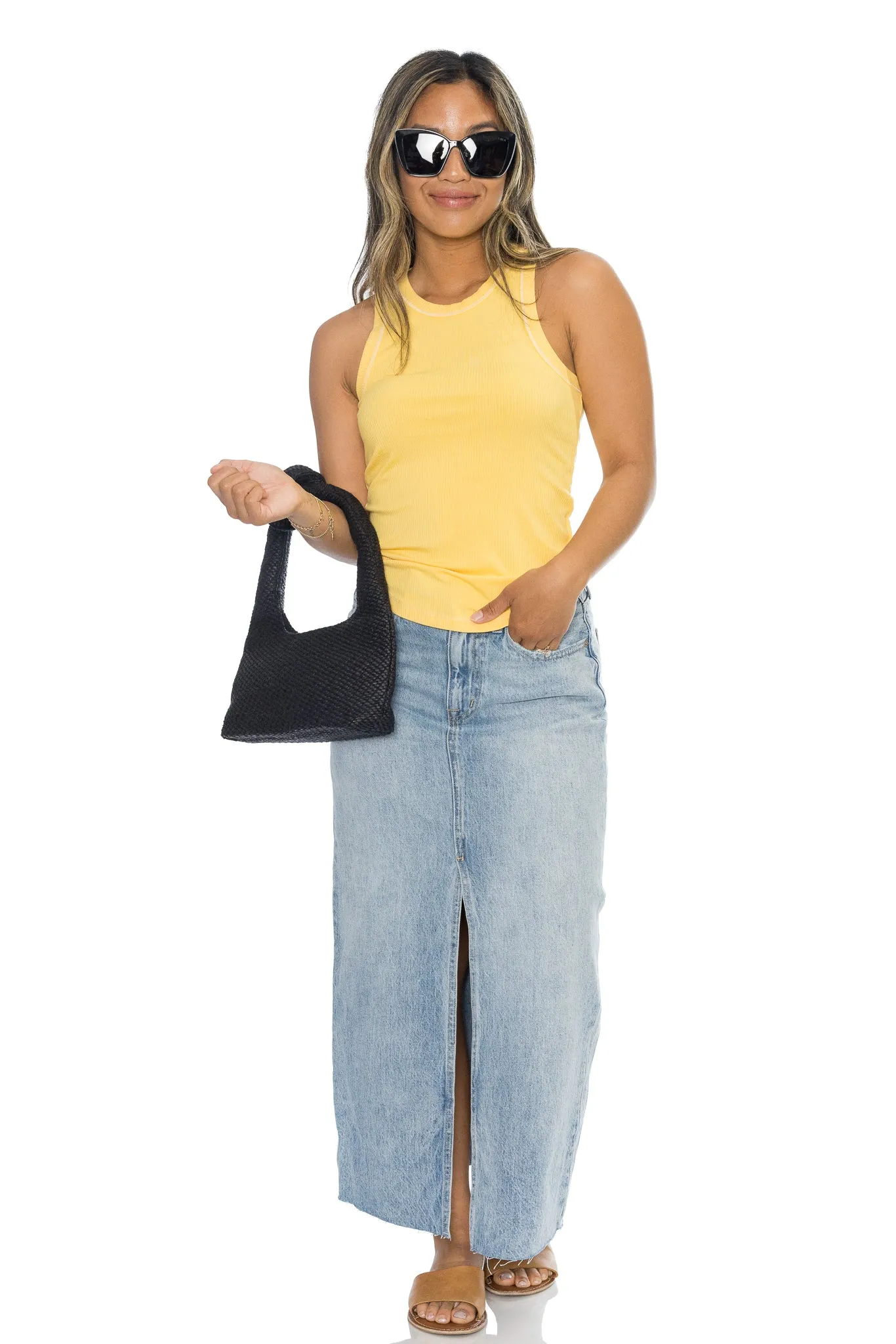 Alice Denim Skirt in Brooklyn