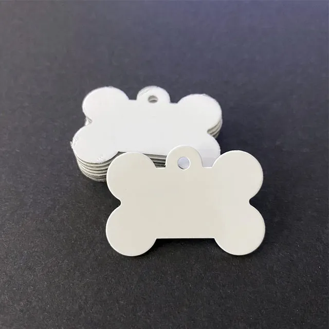 Aluminum Sublimation Blank Address Dog Tags
