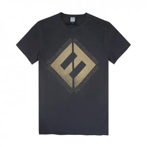 Amplified Mens Foo Fighters Concrete And Gold T-Shirt
