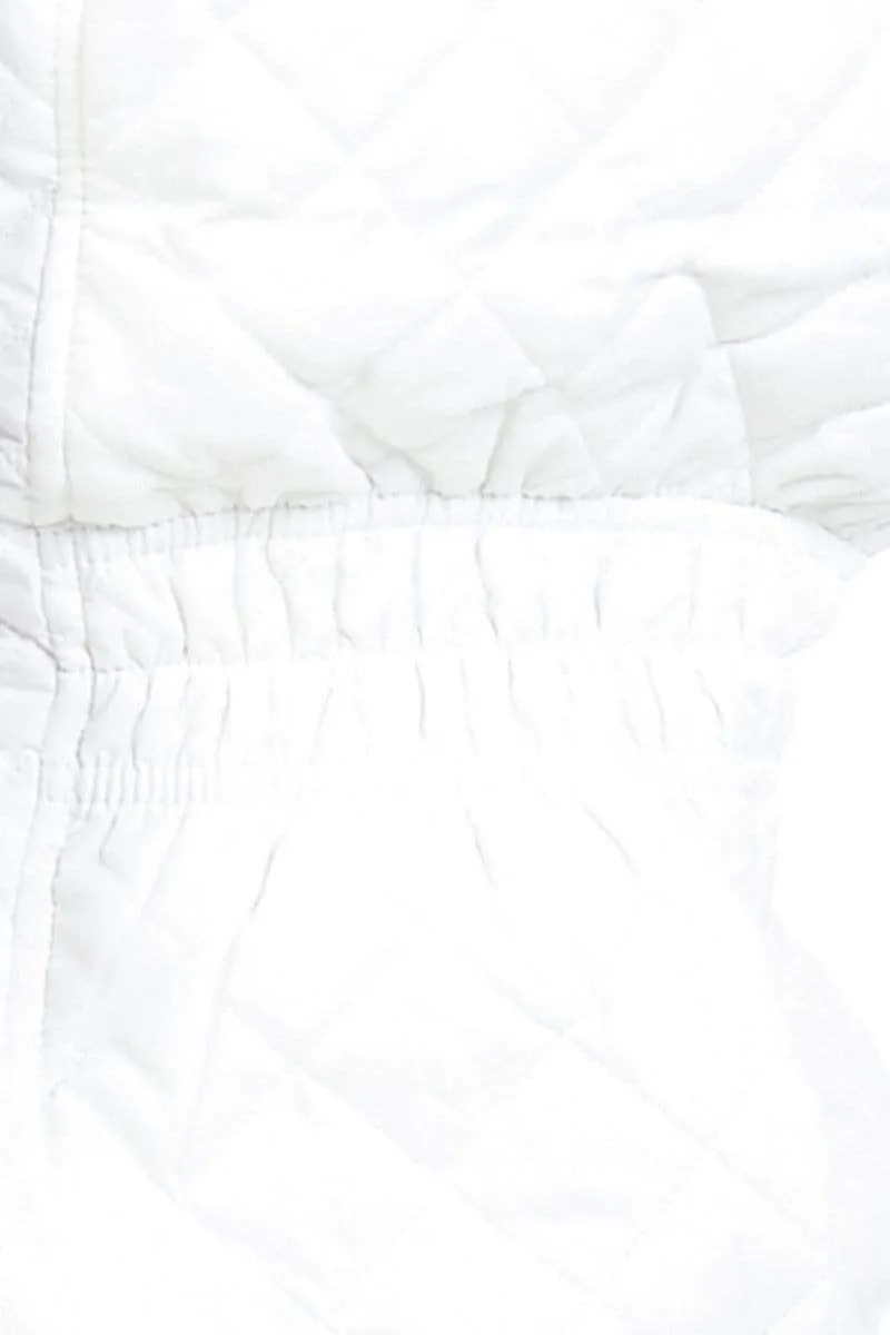 Auliné Collection Womens Quilted Zip Up Lightweight Fur Hooded Padding Vest