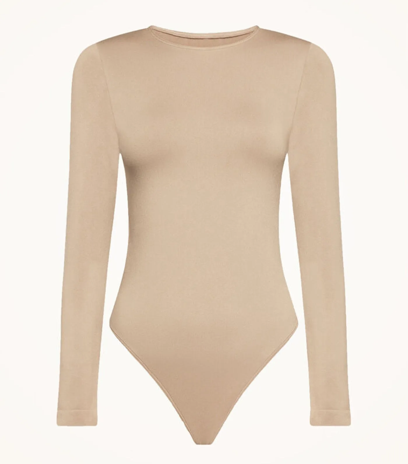 Aurora Shape String Bodysuit Café Au Lait