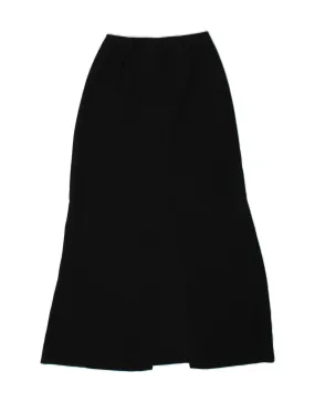 AVANT Womens Maxi Skirt IT 40 Small W24  Black
