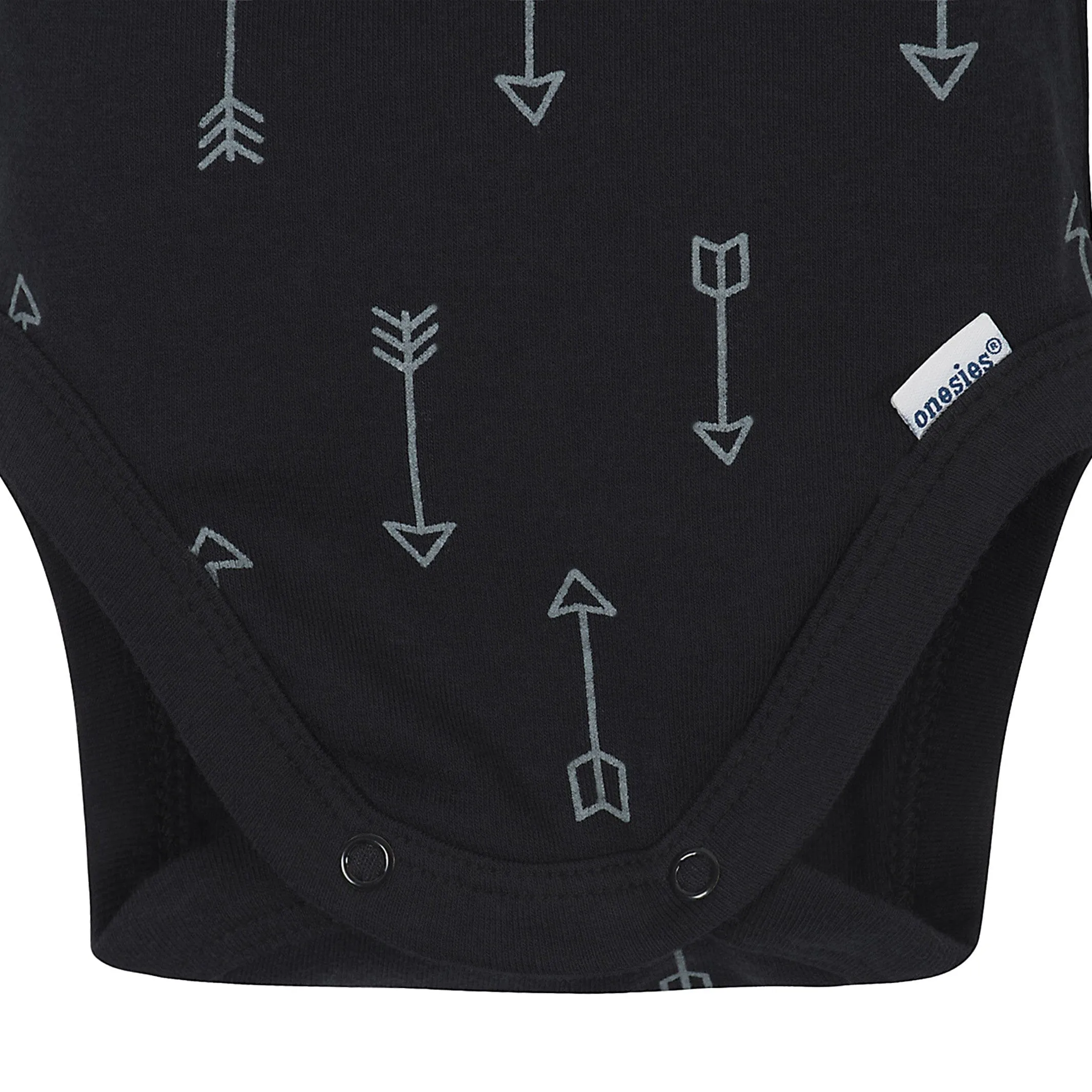 Baby Boys Arrows Organic Short Sleeve Onesies® Brand Bodysuit
