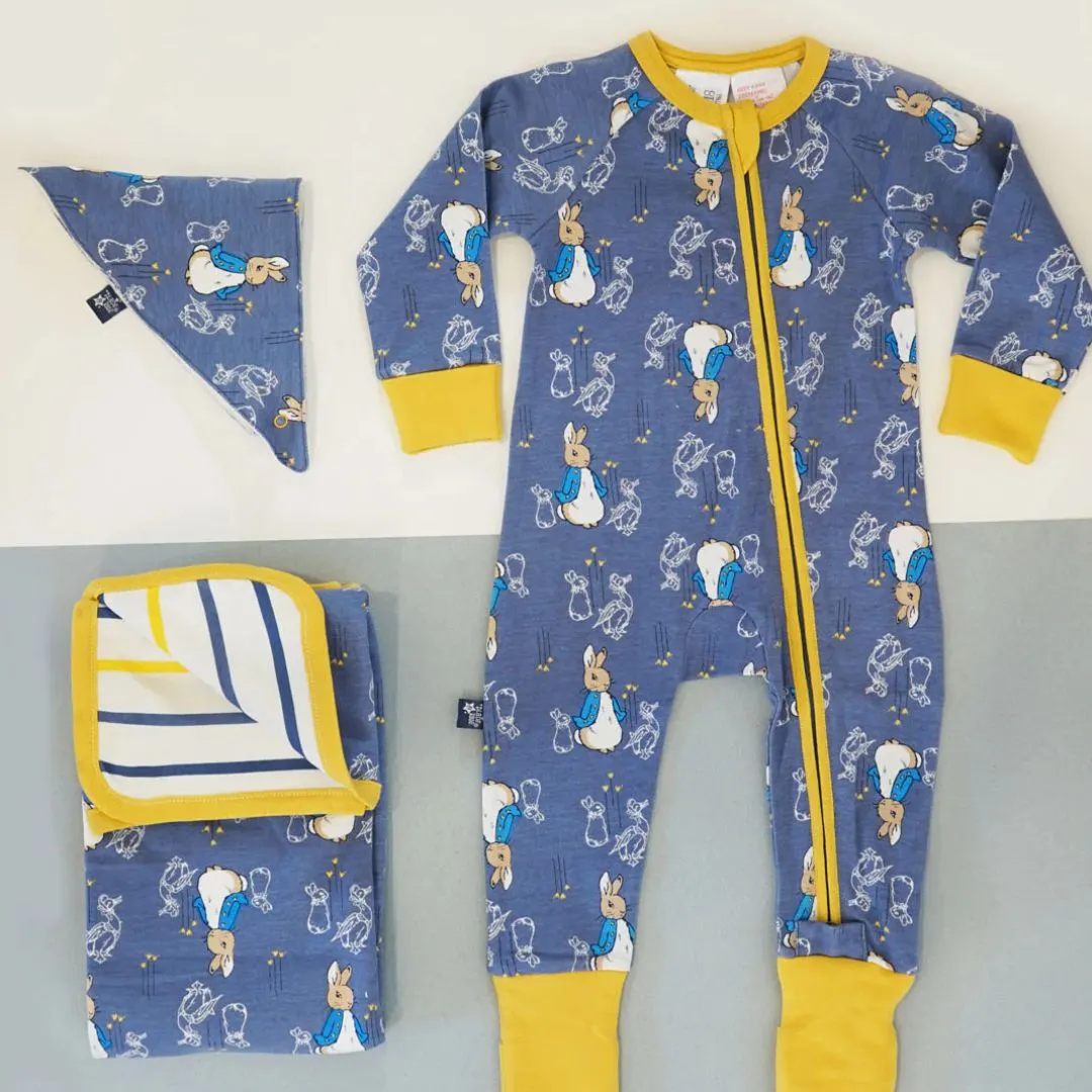 Baby Clothing 'Peter Rabbit Modern Mix' Zip Up Romper