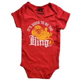 Baby It's Good To Be The King One Piece Romper