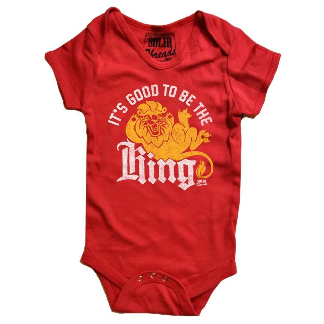 Baby It's Good To Be The King One Piece Romper