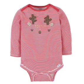 Baby Neutral Reindeer Long Sleeve Onesies® Bodysuit