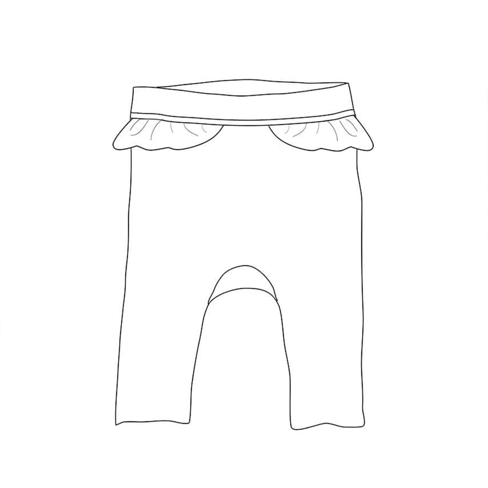 Baby Pant (Rose) - Size 0-3 months (000)