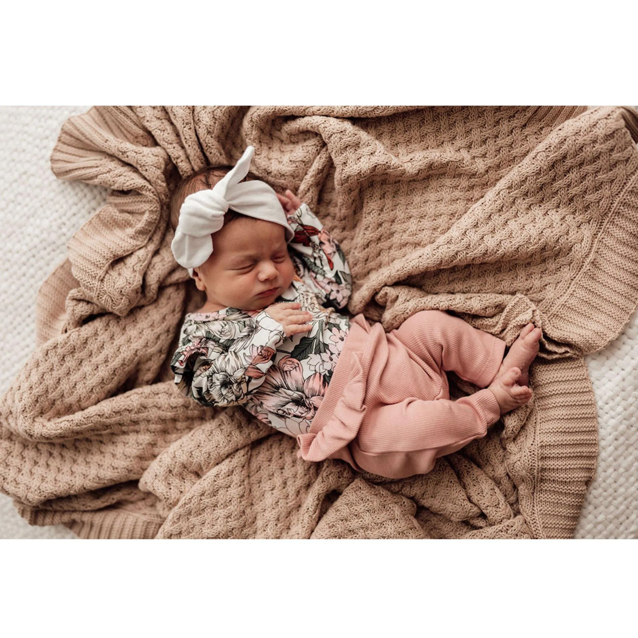 Baby Pant (Rose) - Size 0-3 months (000)