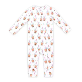 Bamboo Convertible Zip Romper - Boba