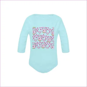 Bec & Friends Uni-Kitten Baby's Organic Long Sleeve One Piece
