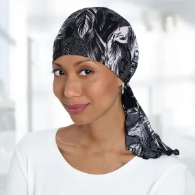 Bella Black Paisley Scarf