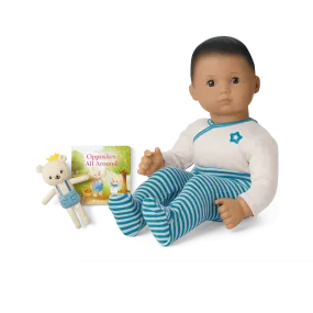 Bitty Baby® Doll #5 in Soft Blue   Bear Friend & Board Book