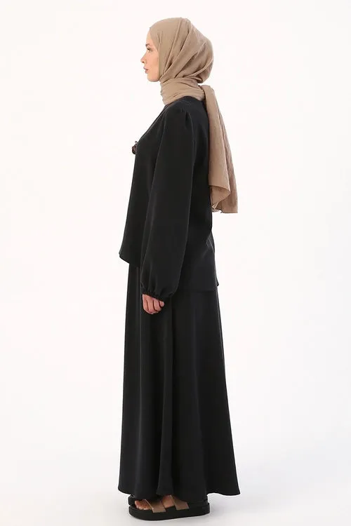 Black Maxi Set