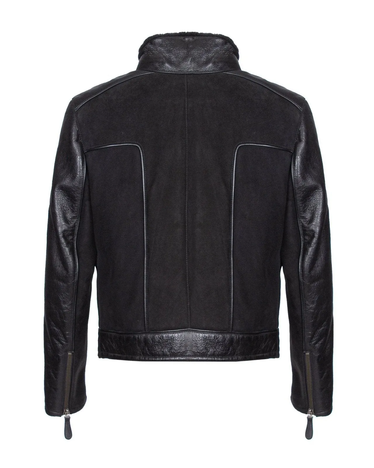 Black Short Leather Jacket