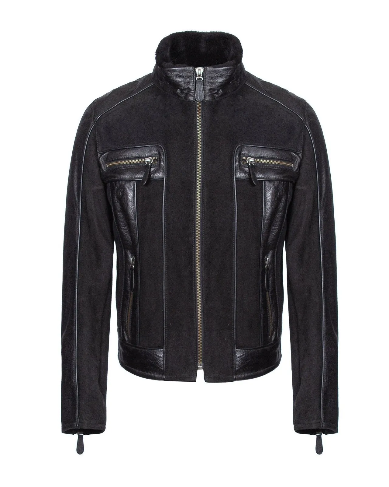 Black Short Leather Jacket