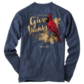 Blessed Girl Womens Long Sleeve T-Shirt Give Thanks