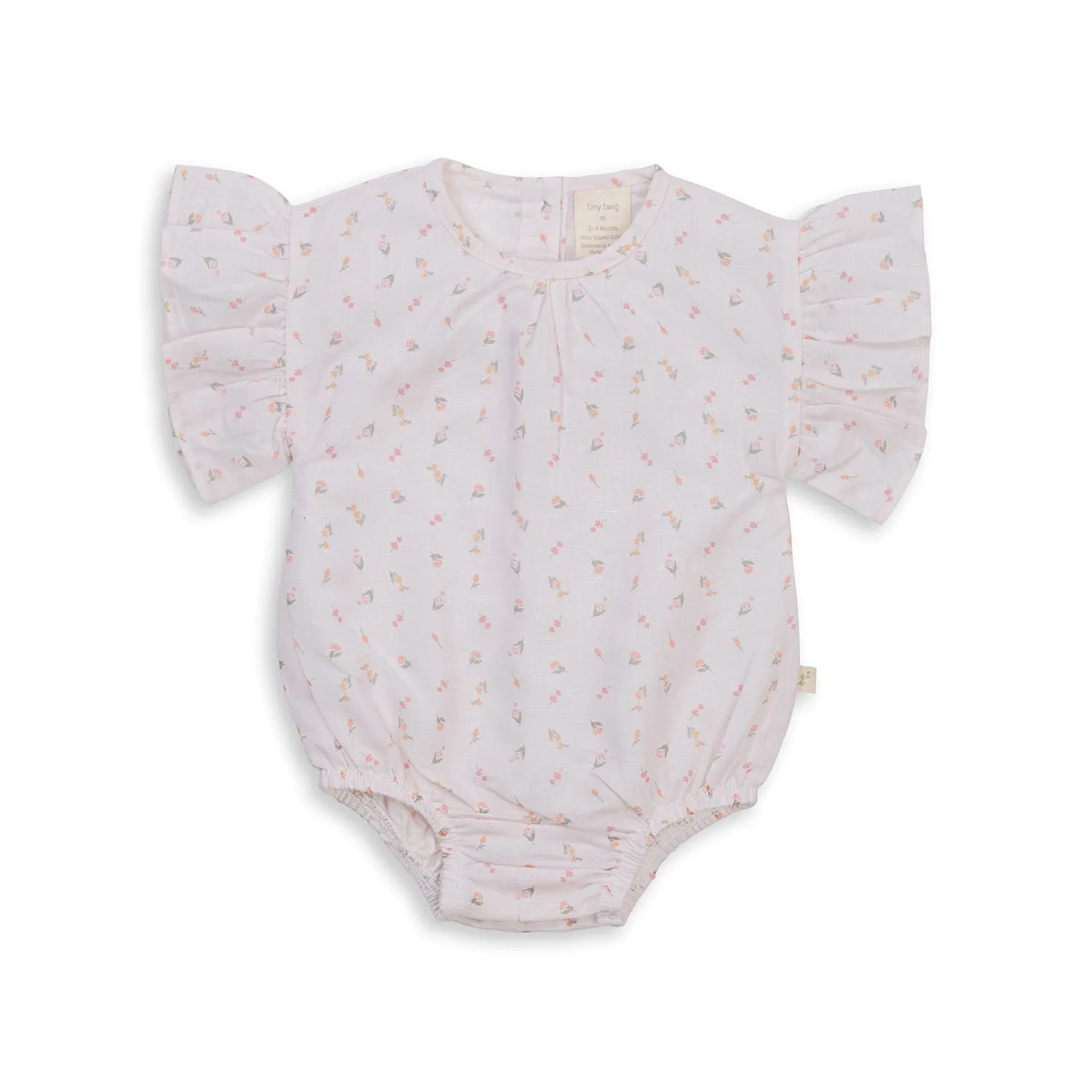 Bodysuit Frill Sleeve -Pretty in Pnk