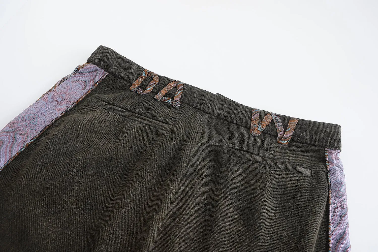 Cha Patch Maxi Skirt