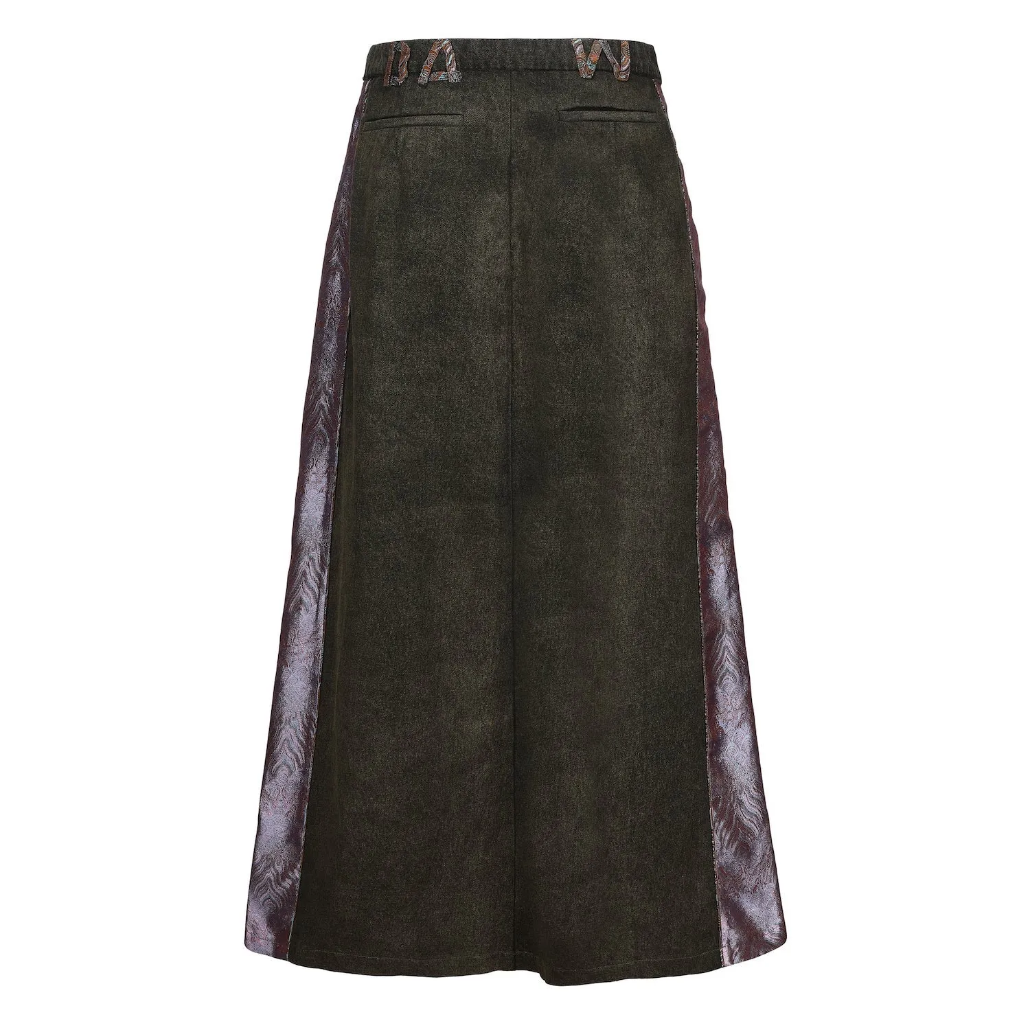 Cha Patch Maxi Skirt