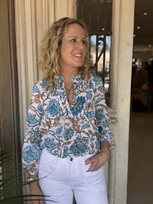 CHARLIE SHIRT | Julie Blue Gold