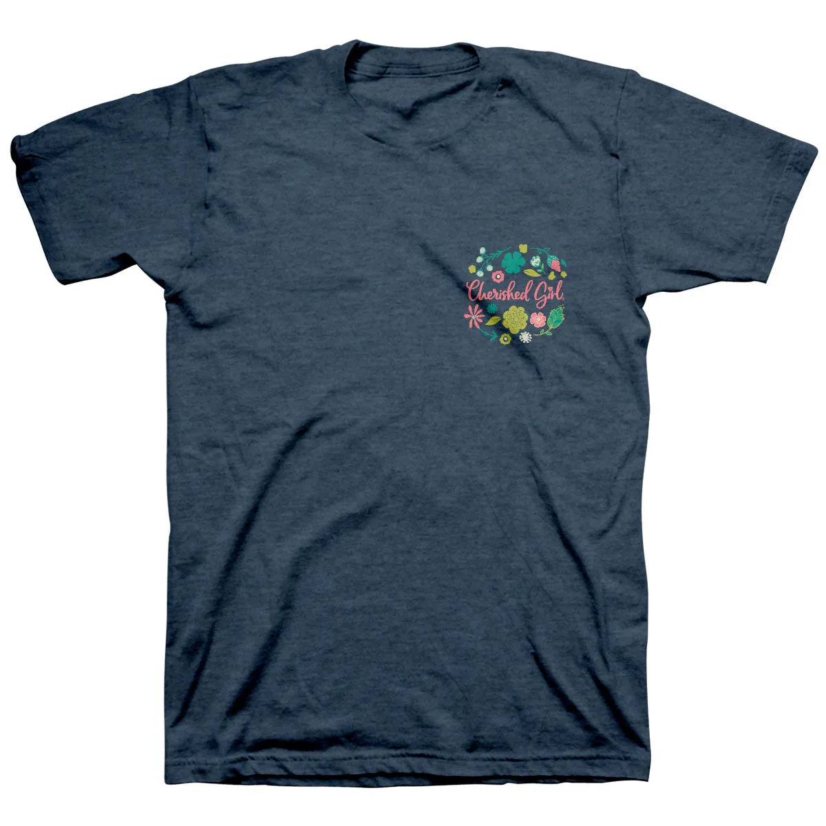 Cherished Girl Womens T-Shirt Joyful