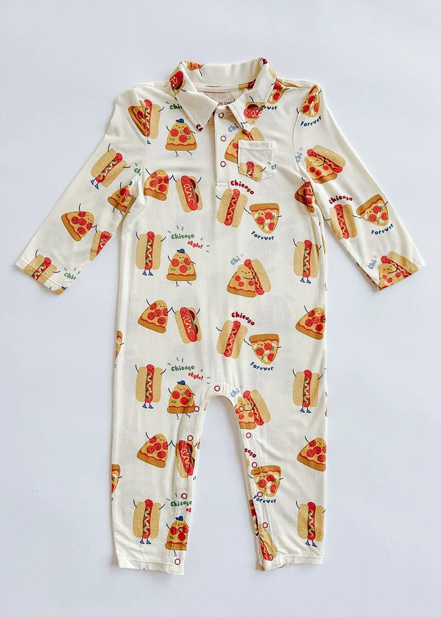 Chicago High Five Polo Romper