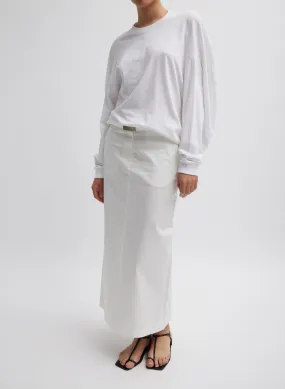 Chino Maxi Skirt