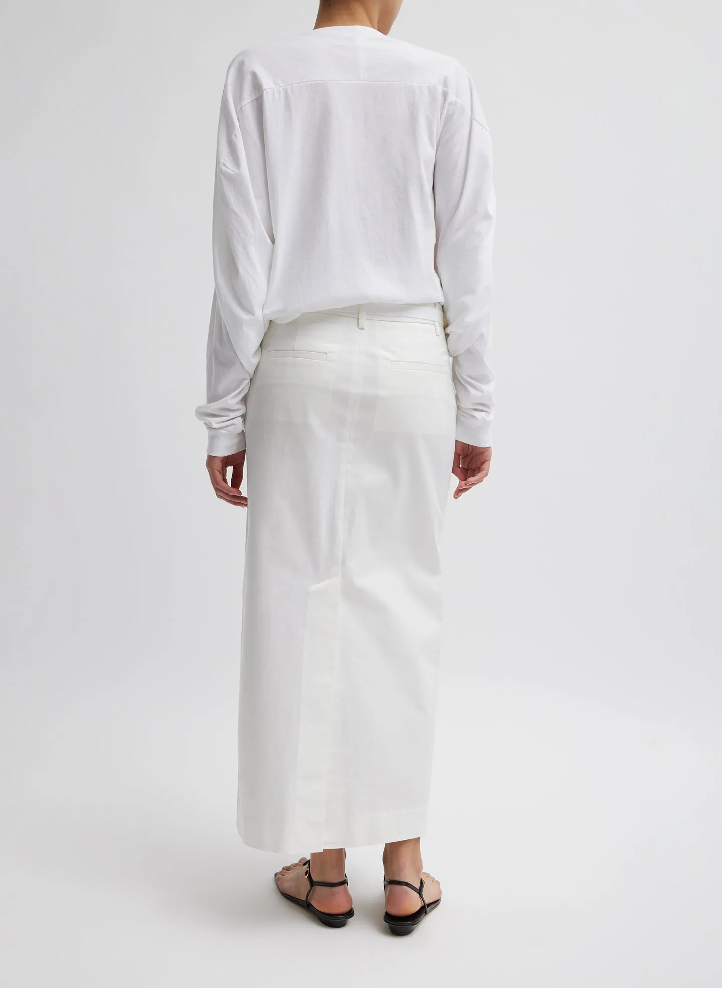 Chino Maxi Skirt