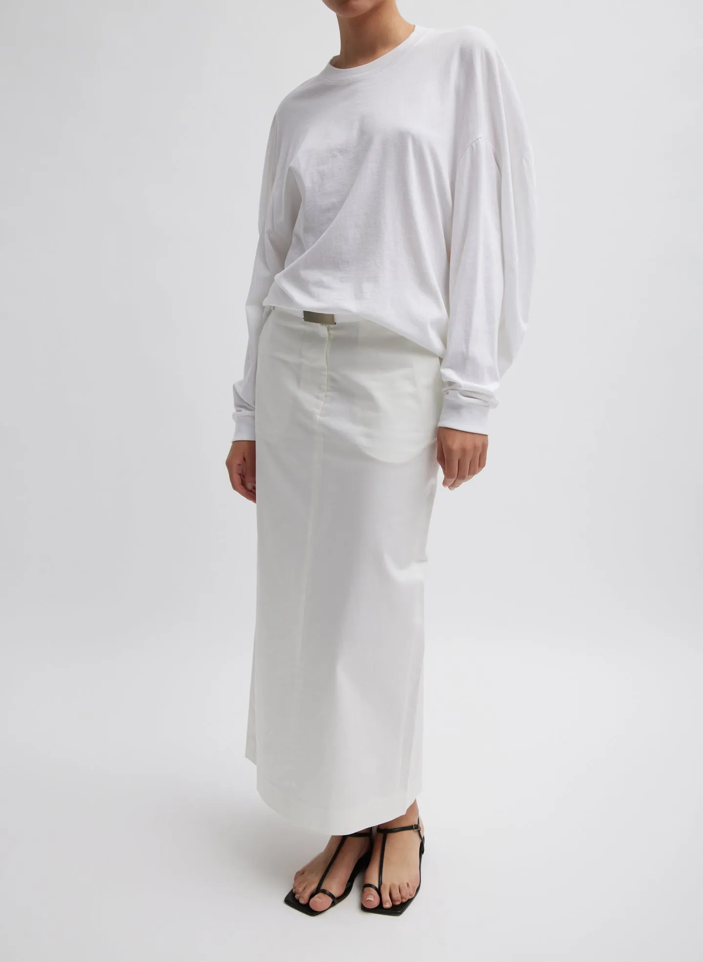Chino Maxi Skirt