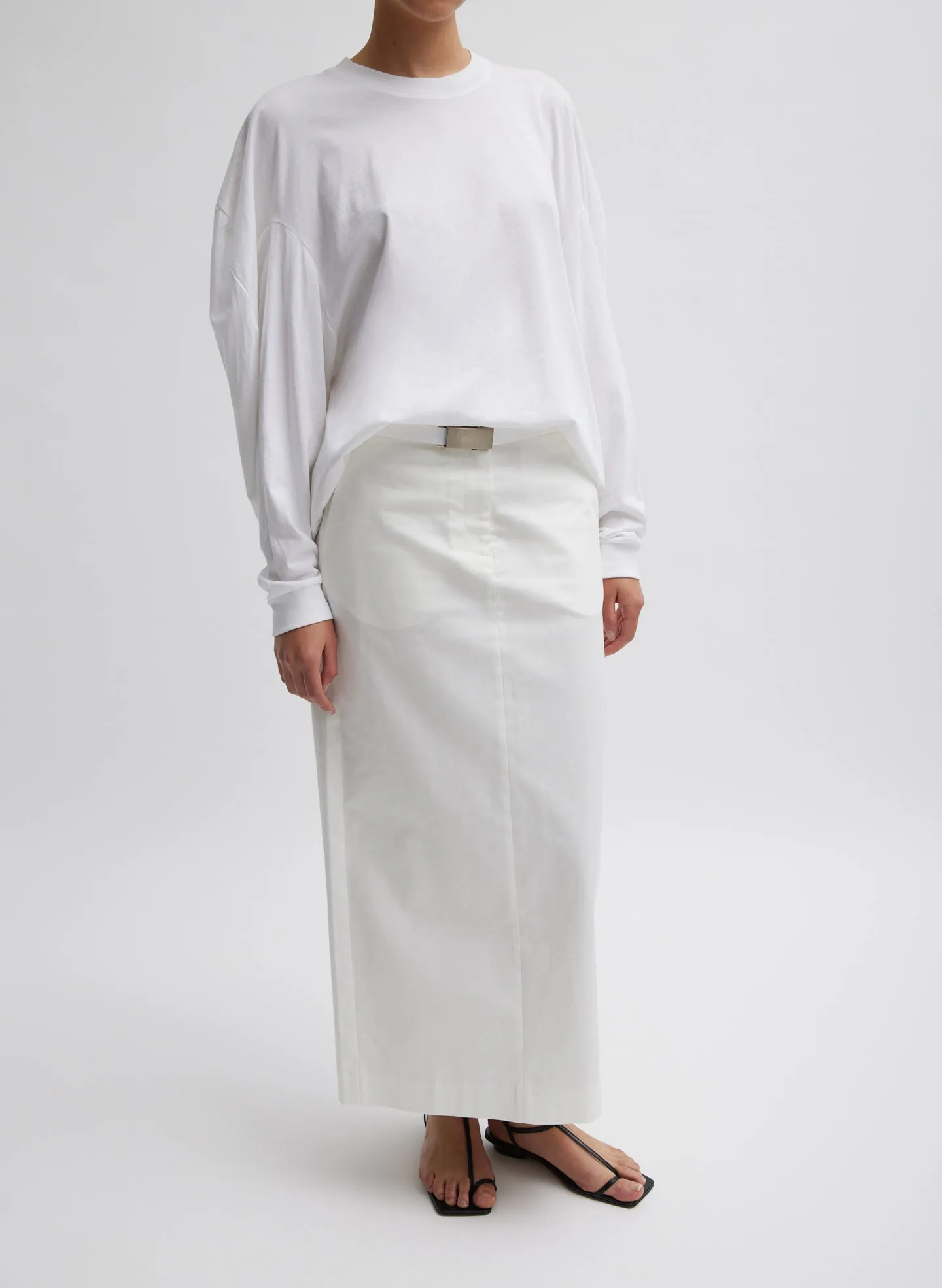 Chino Maxi Skirt