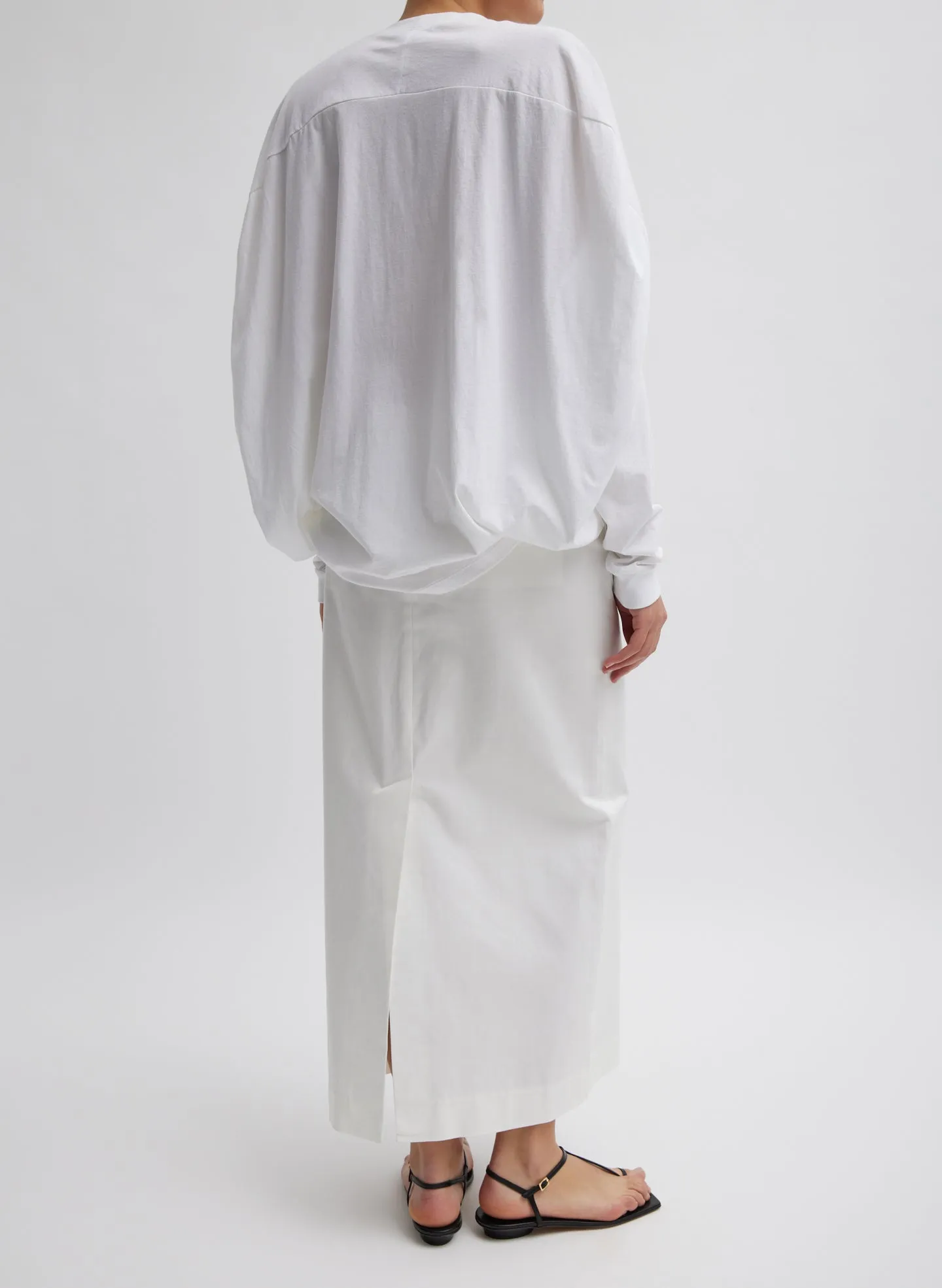 Chino Maxi Skirt
