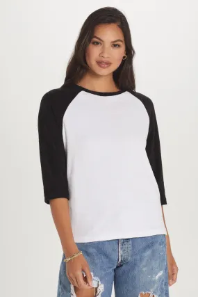 Color Block Raglan Top | GOLDIE