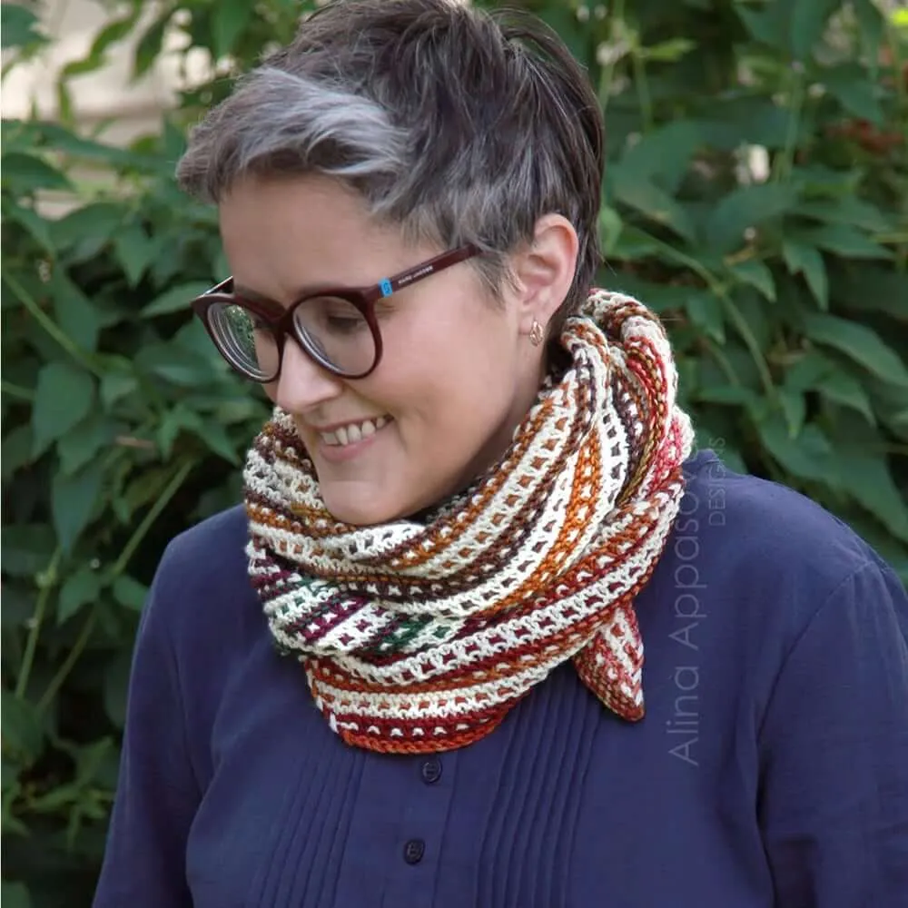 Color Your Pixels Scarf, Knitting Kit